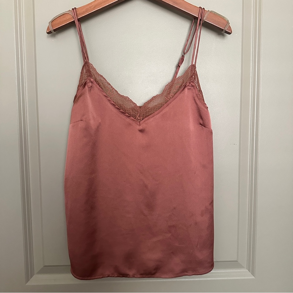 Abercrombie Lace Trim Tank Top